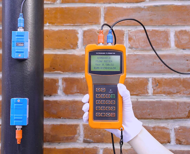 Handheld Ultrasonic Flowmeter